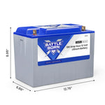 Battle Born 100Ah 12V LiFePO4 Deep Cycle Battery - Green Vista Living