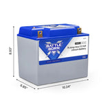 Battle Born 75Ah 12V Group 24 LiFePO4 Heated Battery Kit - Green Vista Living
