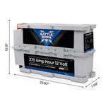 Battle Born 270Ah 12V GC3 Smart LiFePO4 Deep Cycle Battery - Green Vista Living