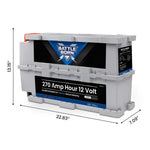 Battle Born 270Ah 12V GC3 Smart Heated LiFePO4 Deep Cycle Battery Kit - Green Vista Living