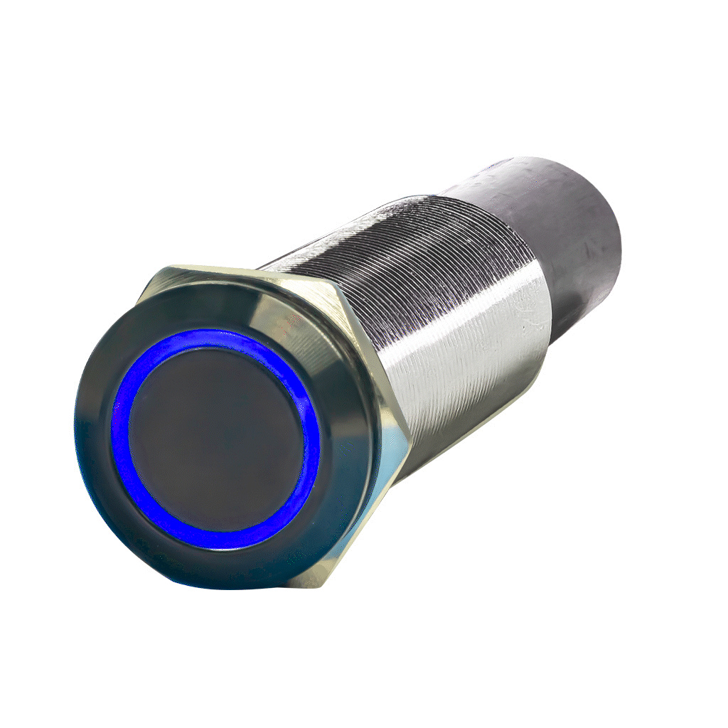 Plashlight REVERT Harsh Environment | Dual Output | 3 Color | Push Button Marine Switch | 19MM | Black