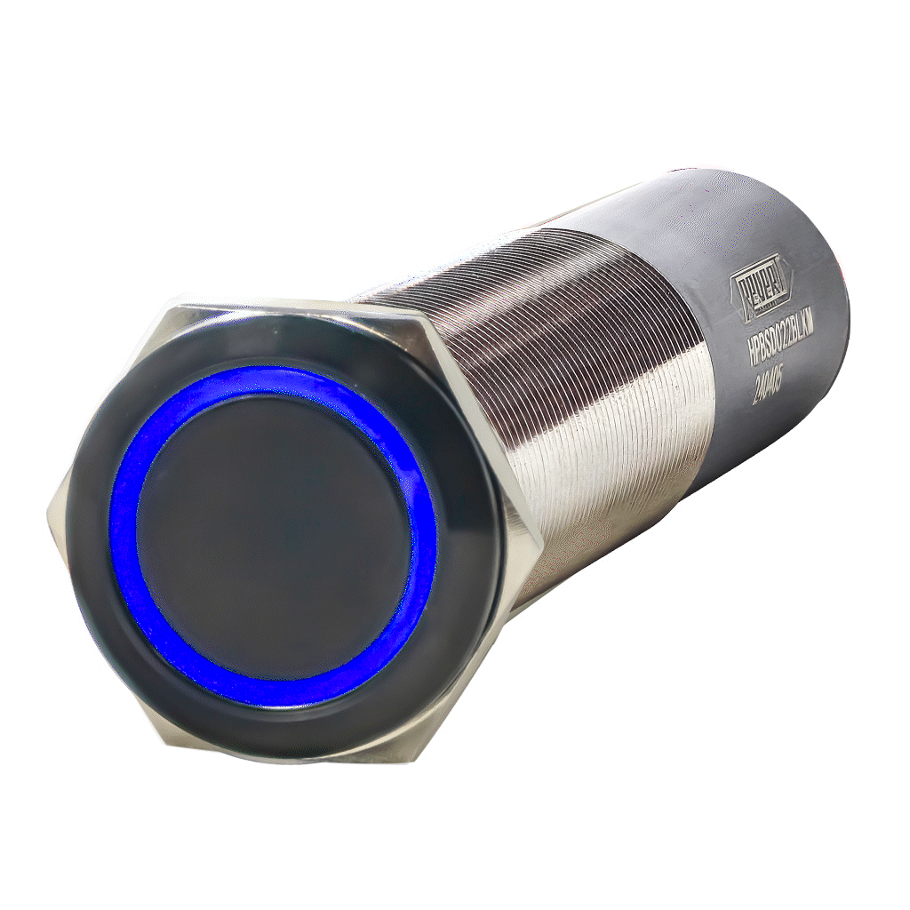 Plashlight REVERT Harsh Environment | Dual Output | 3 Color | Push Button Marine Switch | 22MM | Black