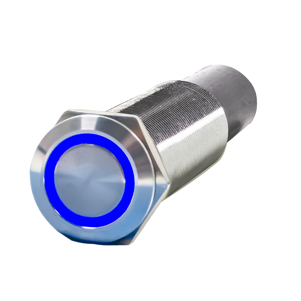 Plashlight REVERT Harsh Environment | Dual Output | 3 Color | Push Button Marine Switch | 19MM | Stainless Steel