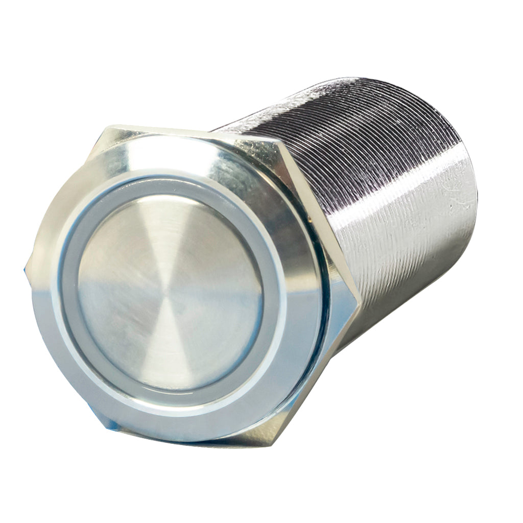 Plashlight REVERT Harsh Environment Dual Color Push Button Marine Switch | 19MM | Stainless Steel