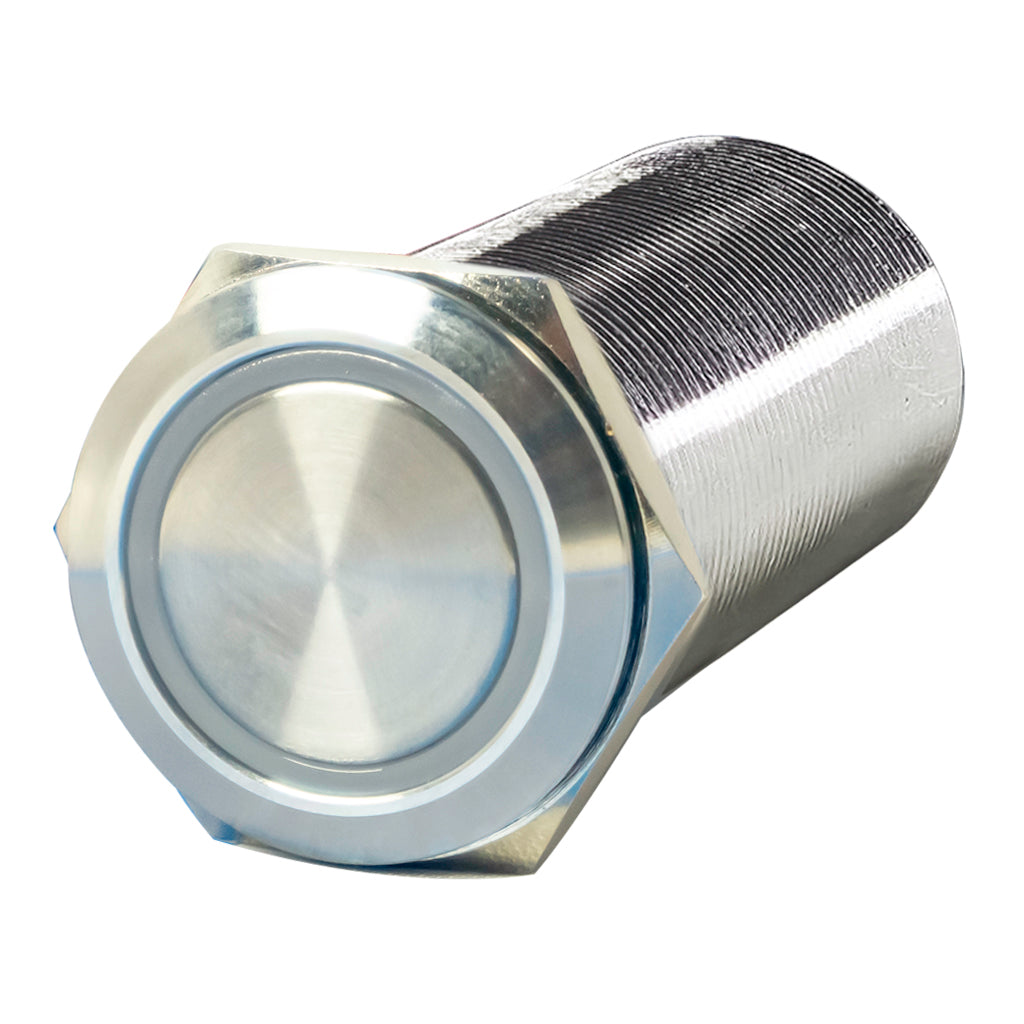 Plashlight REVERT Harsh Environment Dual Color Push Button Marine Switch | 22MM | Stainless Steel