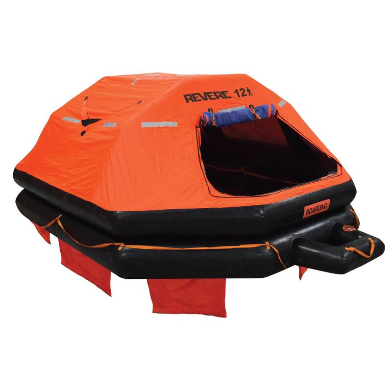 Revere Liferaft USCG/SOLAS 12 Persons Round Canister (B)