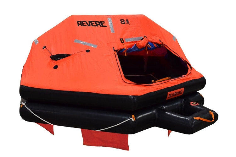 Revere Liferaft USCG/SOLAS 8 Persons Round Canister (B)
