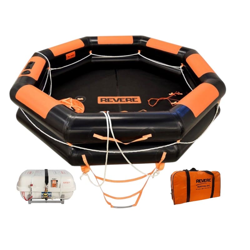 Revere Liferaft USCG IBA 8 Persons Canister