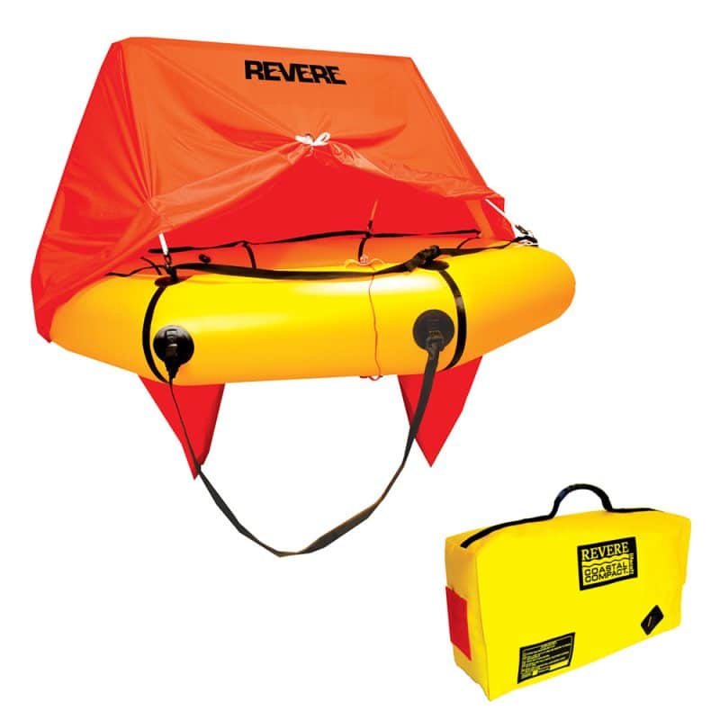 Revere Coastal Compact Liferaft 6 Persons w/o Canopy