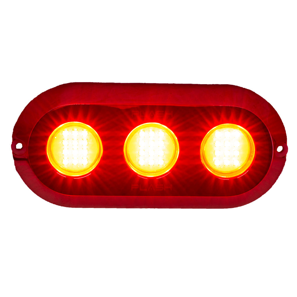 Plashlight Grande 180W Underwater Transom Light - RED