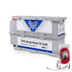 Battle Born 270Ah 12V LiFePO4 Deep Cycle GC3 Battery - Green Vista Living