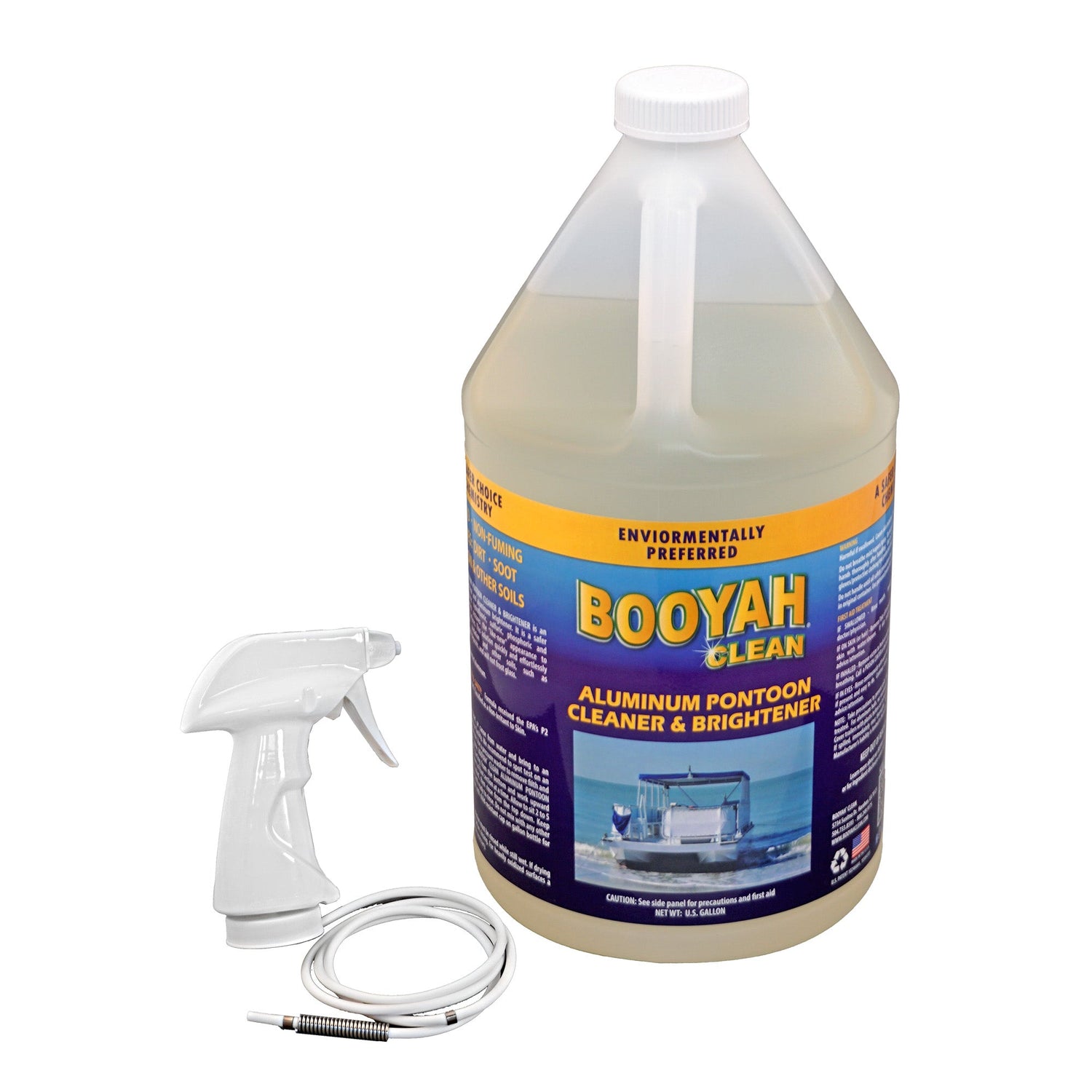 BOOYAH CLEAN ALUMINUM PONTOON CLEANER & BRIGHTENER