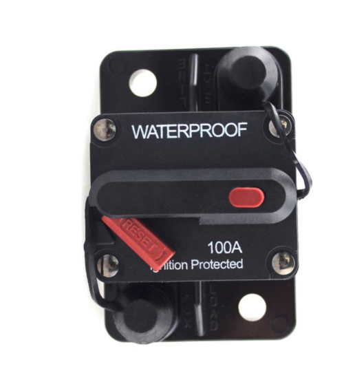Plashlight In-Line Resettable Circut Breaker