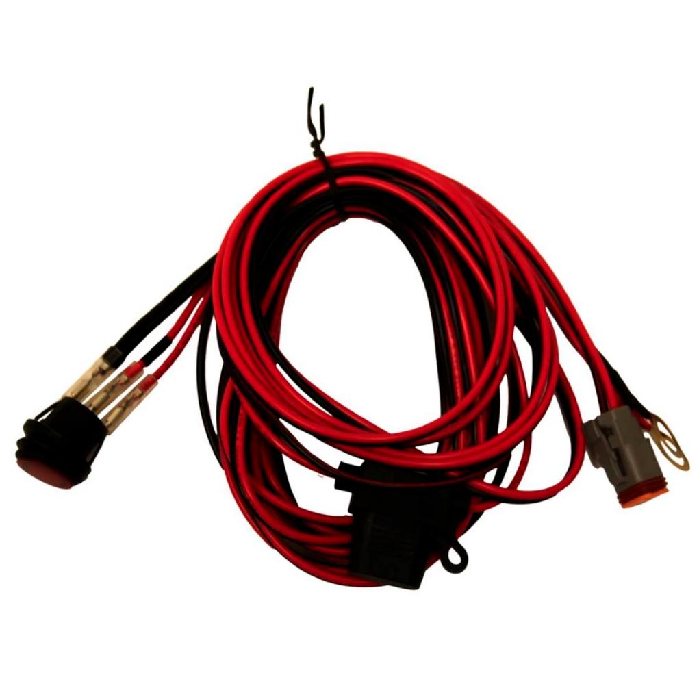 Plashlight Wiring Harness - 80W Single Light Wiring Harness