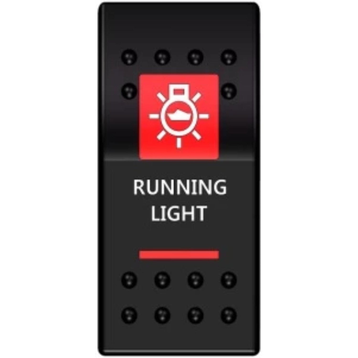 Plashlight Running Light LED Rocker Switch