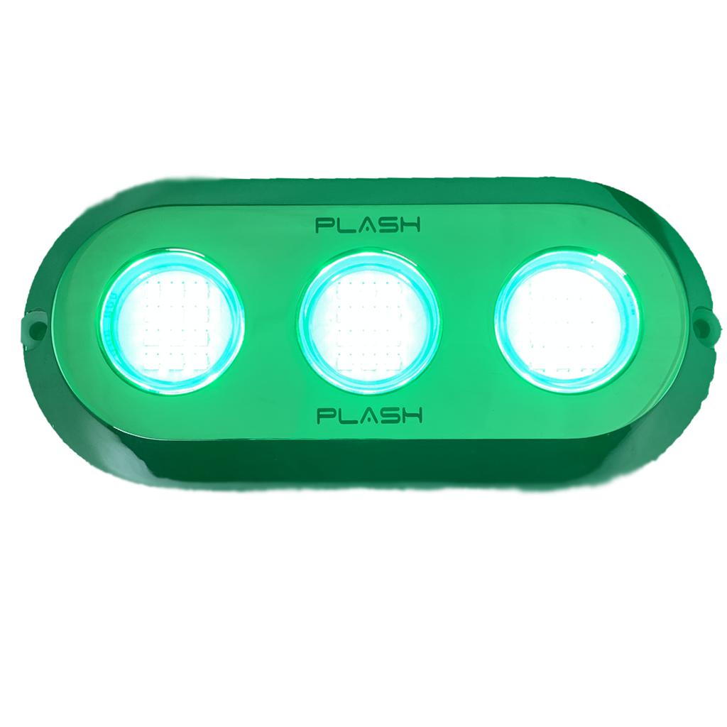 Plashlight Grande 180W Underwater Transom Light - GREEN