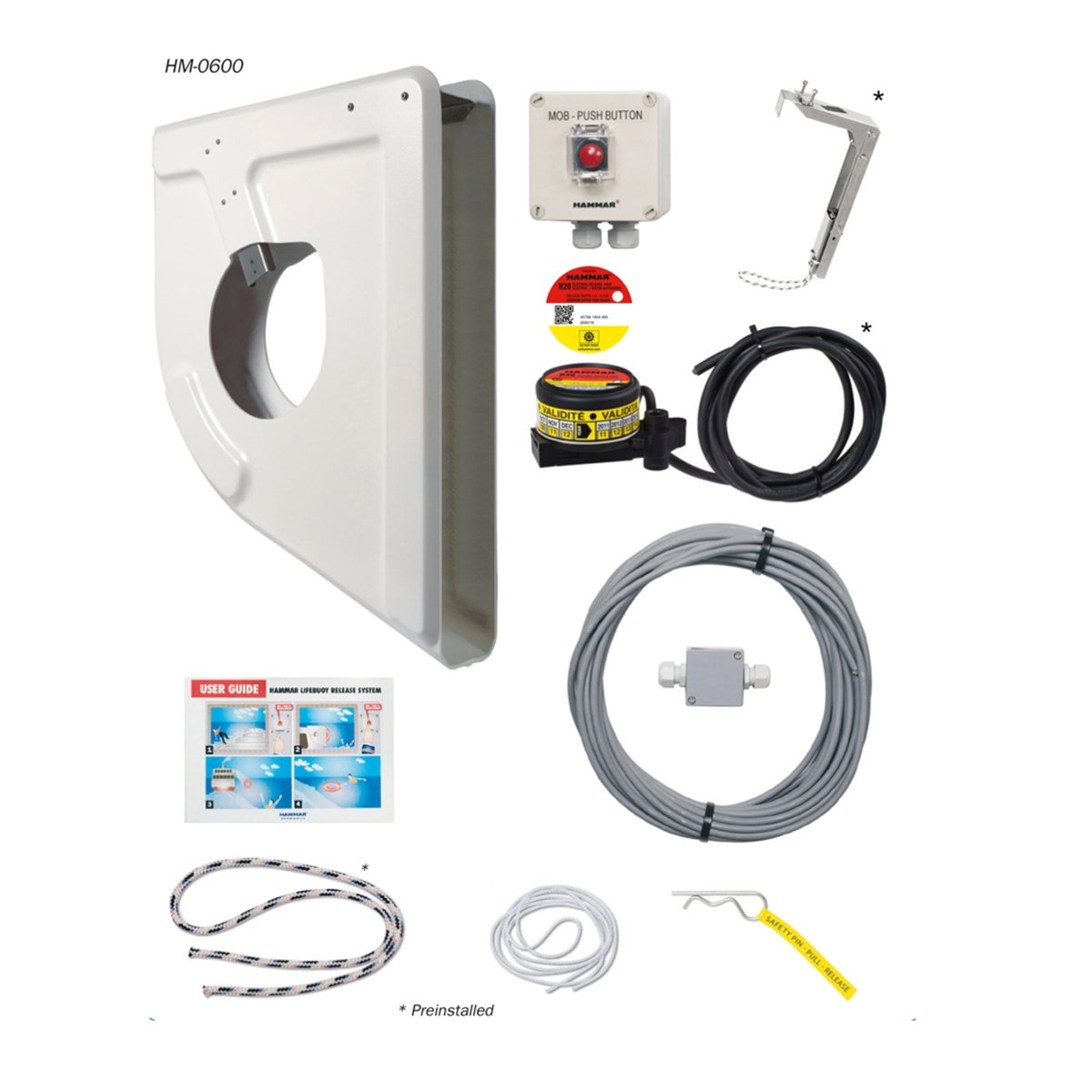 DATREX  HAMMAR Quick Release System Complete Remote Release