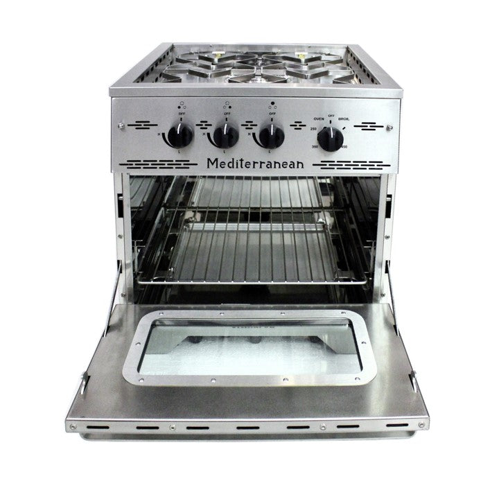 Dickinson Marine Mediterranean Three Burner Propane Stove