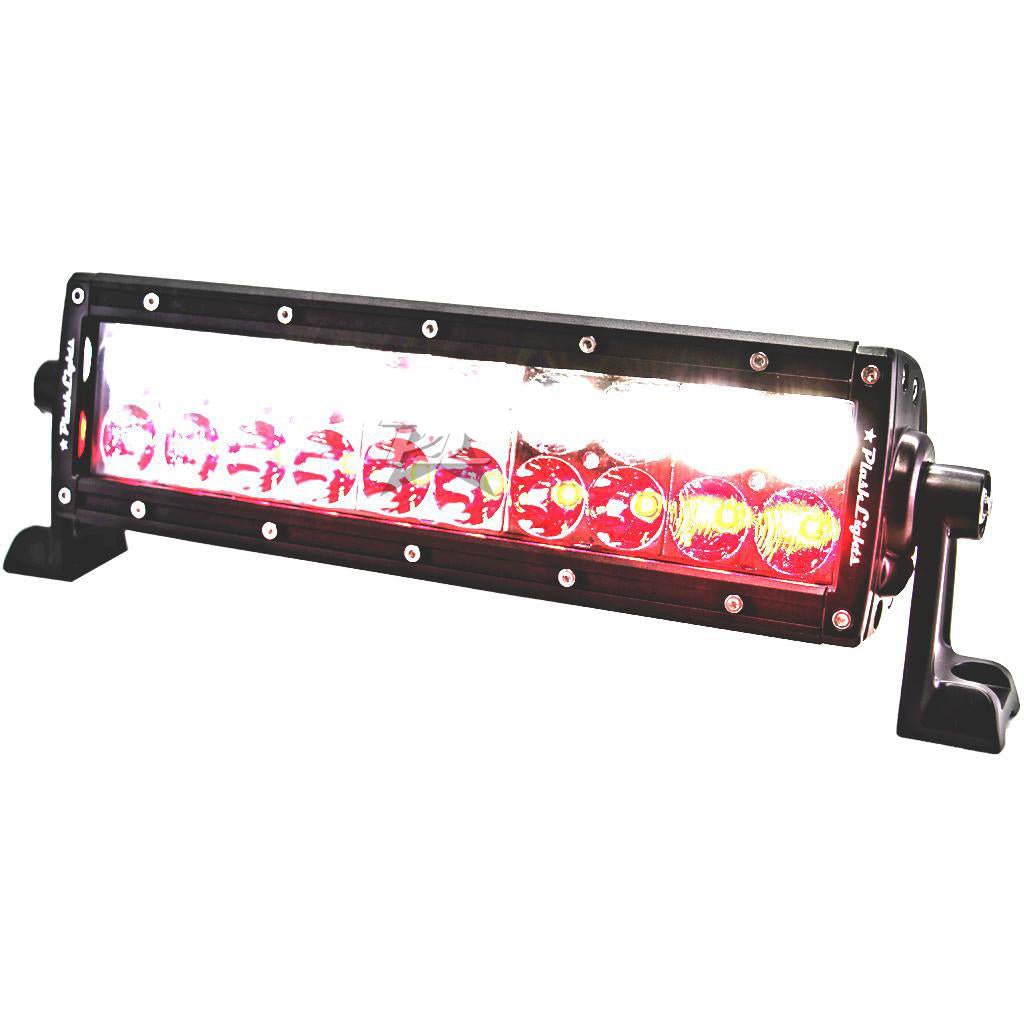 Plashlight MX-Series | 10" LED Light Bar - Red/White